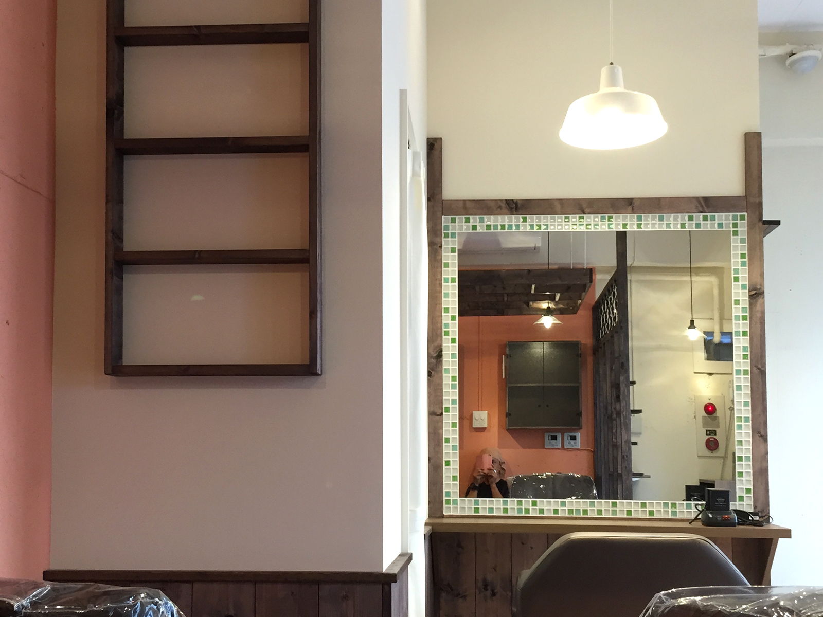 【美容室】hair carme｜設計・施工例｜八百板工芸有限会社