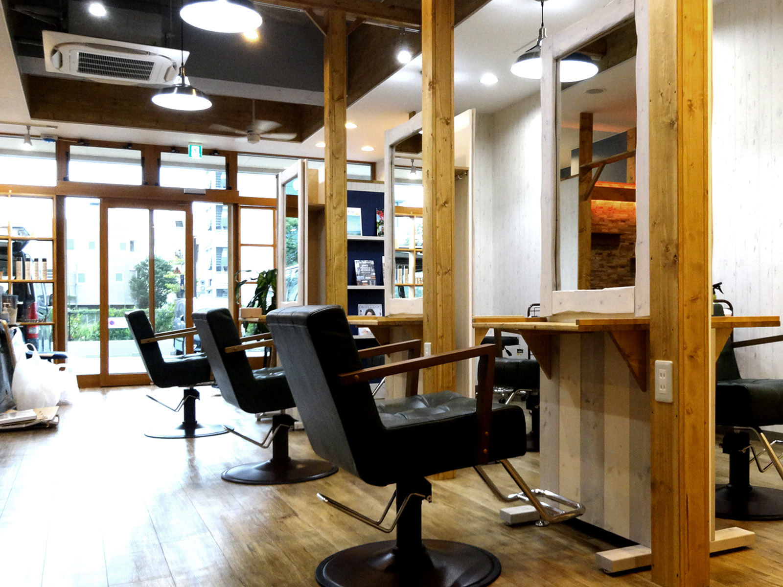 【美容室】Peace niko｜設計・施工例｜八百板工芸有限会社