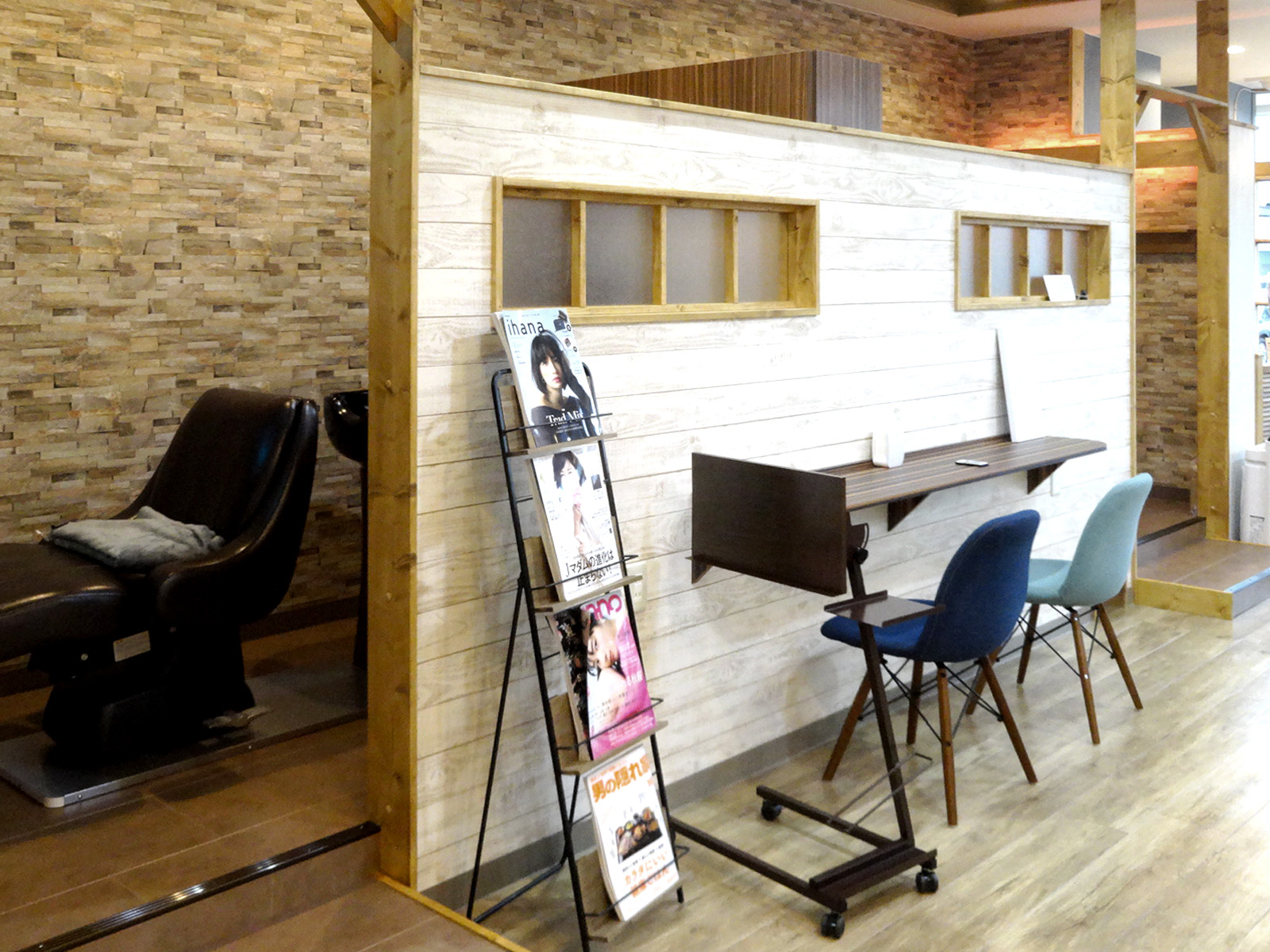 【美容室】Peace niko｜設計・施工例｜八百板工芸有限会社