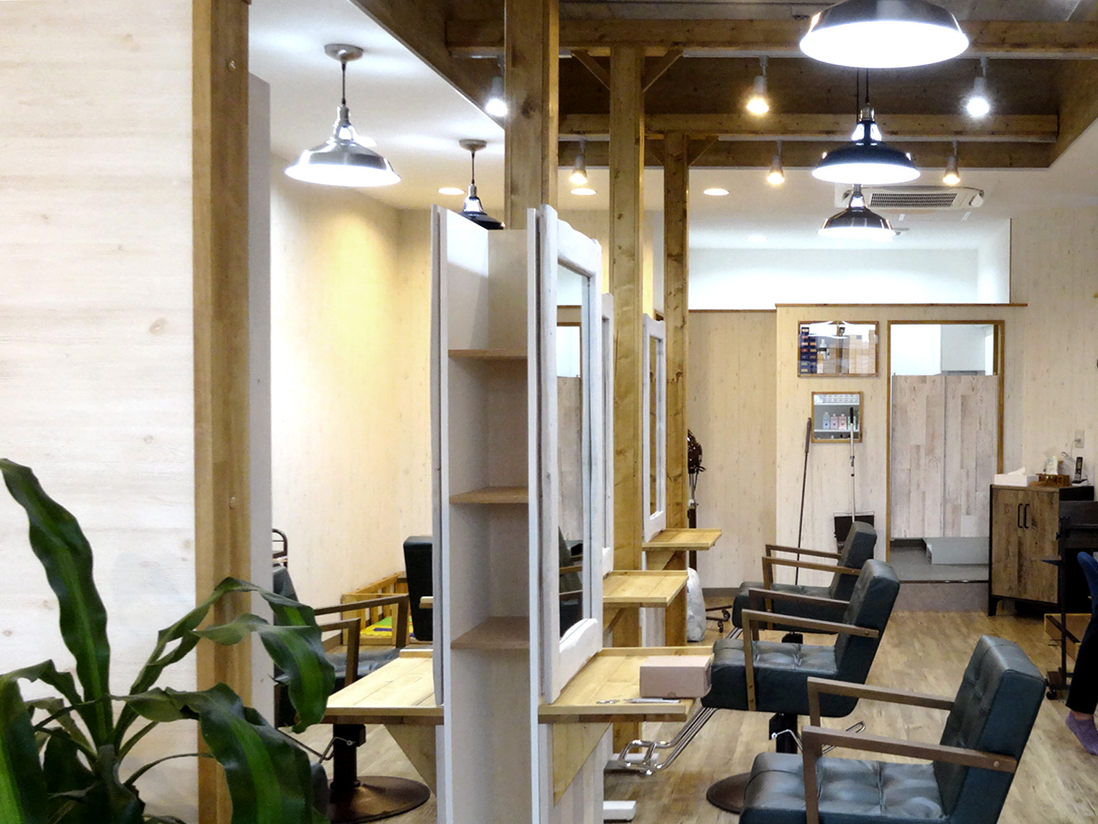 【美容室】Peace niko｜設計・施工例｜八百板工芸有限会社