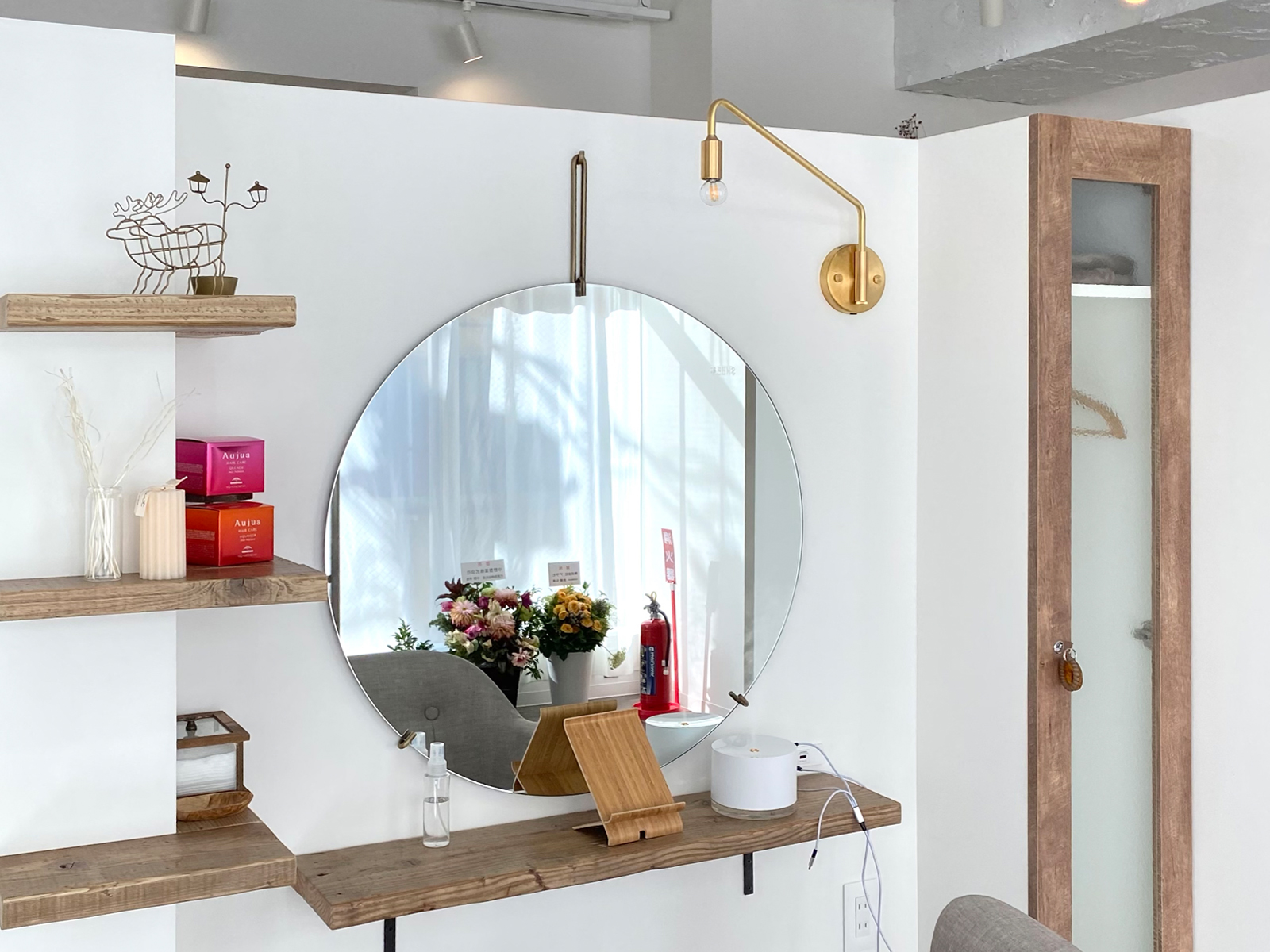 【美容室】SHEER 新小岩店｜設計・施工例｜八百板工芸有限会社