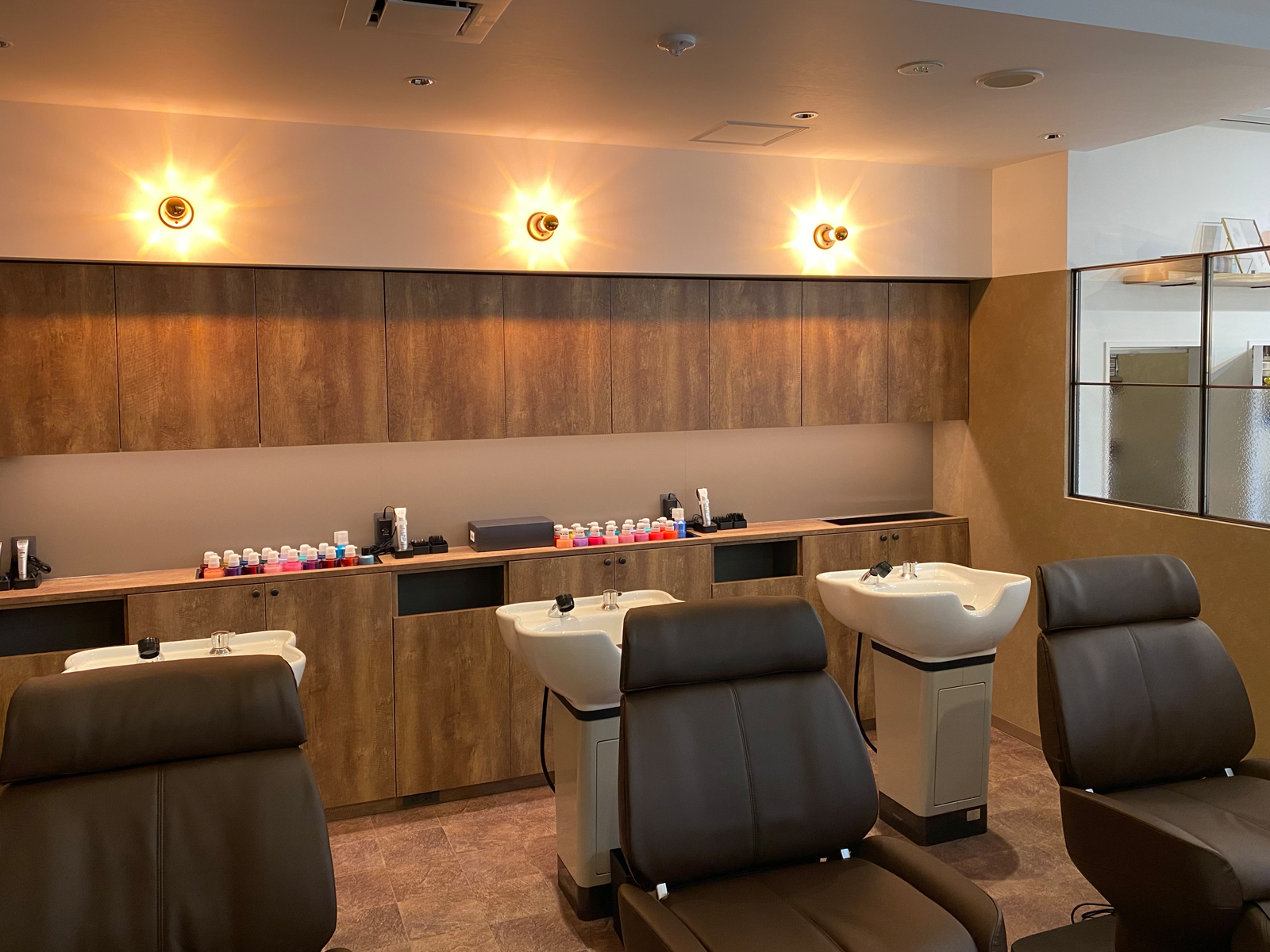 【美容室】SHEER 新小岩店｜設計・施工例｜八百板工芸有限会社